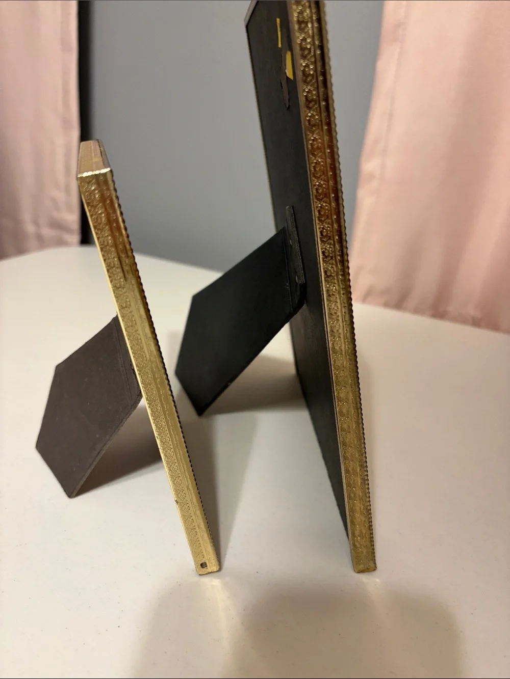 Vintage MCM 60’s-70’s Gold Picture Frame set 5x7  &. 8x10